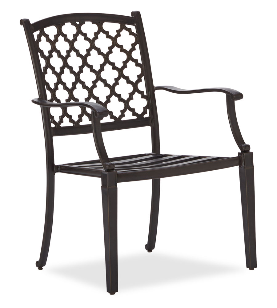 Strathwood Whidbey CastAluminum Swivel Dining Arm Chair, Set of 2 Garden & Outdoor
