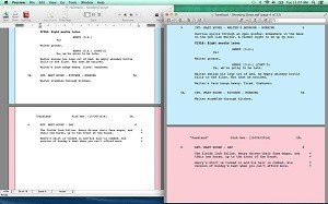 Colored Production Pages