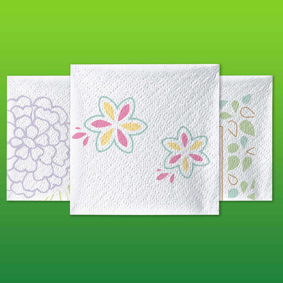 Bounty Paper Napkins, White, 400 Count (Packaging May Vary