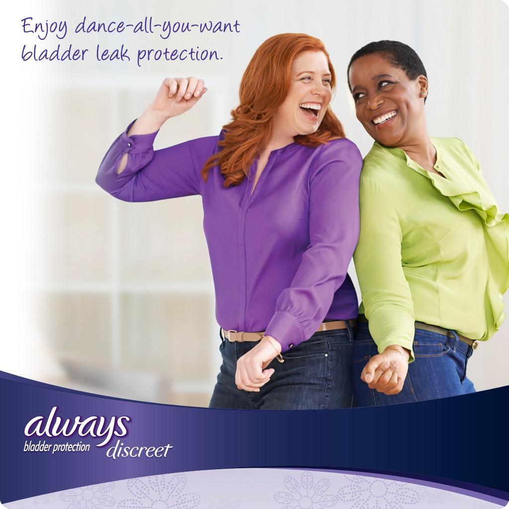 Discreet Amazon.com: Always Discreet, Incontinence Pads, Moderate, Regular ...