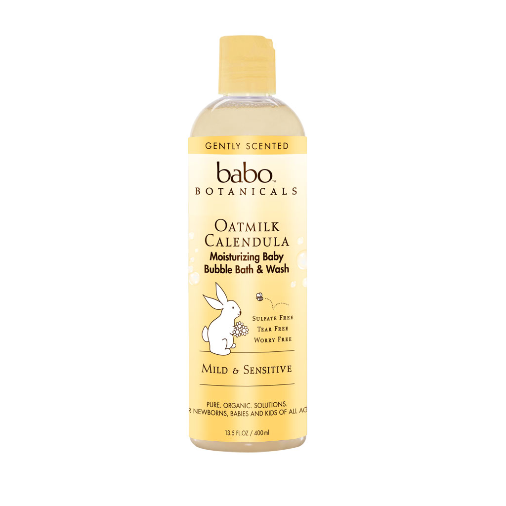 Babo Botanicals Moisturizing Baby Bubble Bath & Wash, 15 FL