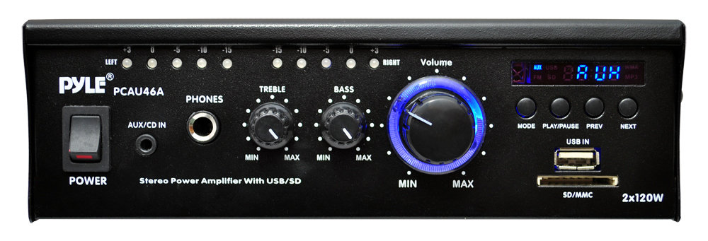 Amazon.com: Home Audio Power Amplifier System - 2x120W Dual Channel