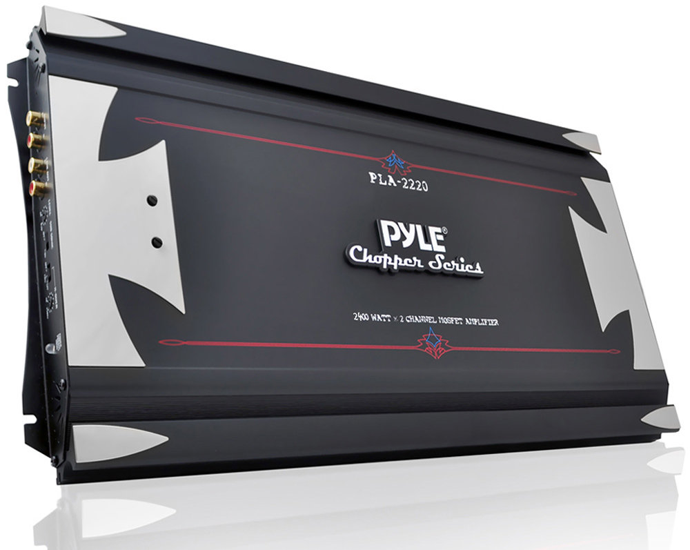 Amazon.com: Pyle PLA2220 2 Channel 2400 Watt Bridgeable ... lanzar 2 channel amp wiring diagram 