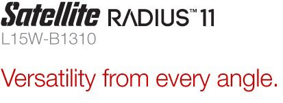 Satellite&reg; Radius&trade; 11 L15W-B1310 | Versatility from every angle.