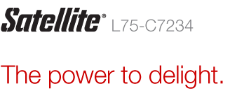 Satellite L75-C7234 | The power to delight.