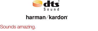 DTS&reg; Sound | Harman/Kardon |Sounds amazing.