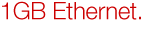 1GB Ethernet.
