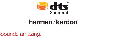 DTS® Sound | Harman/Kardon |Sounds amazing.