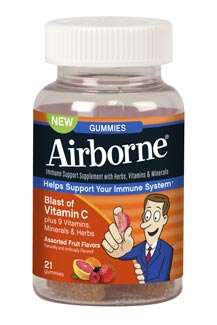 Airborne Gummies 12/21 ct. Product Shot