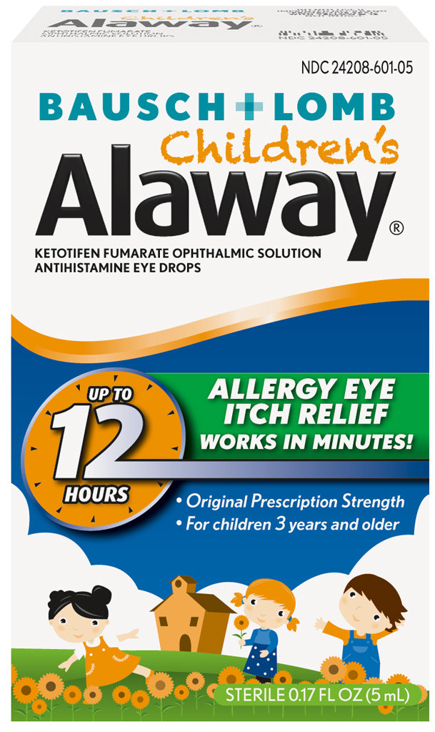 Bausch + Lomb Alaway Children's Antihistamine Eye Drops, 0.