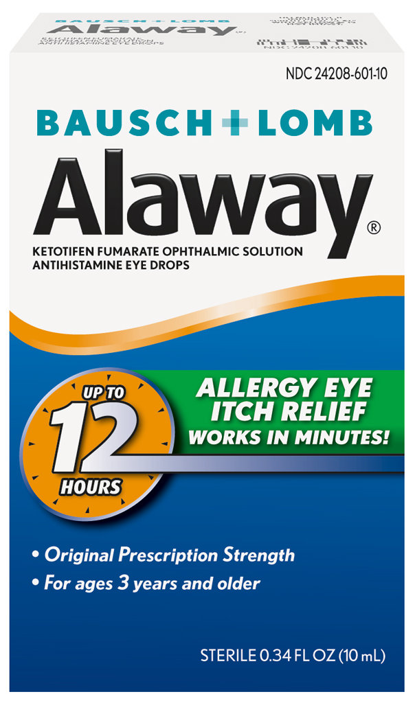 Bausch & Lomb Alaway Eye Itch Relief, 0.34 Ounce Health