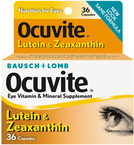 Ocuvite Lutein & Zeaxanthin (36 Soft Gels)