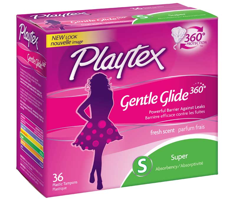 Playtex Gentle Glide Tampons with Triple Layer Protection