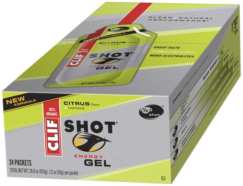 CLIF SHOT Energy Gel Citrus With Caffeine (1.2 Ounce