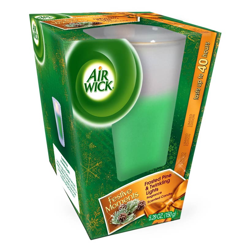 Air Wick Candles Frosted Pine and Twinkling Lights, Large