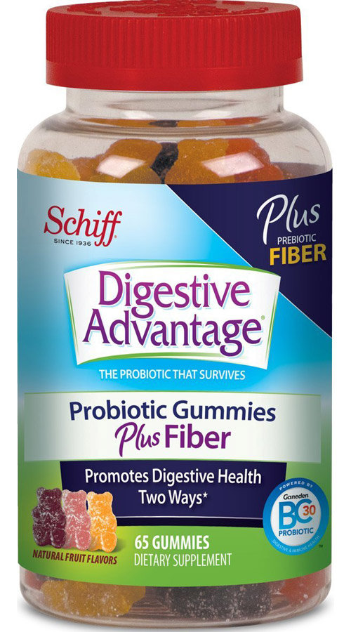 Digestive Advantage Probiotic Gummies Plus Fiber65 ct
