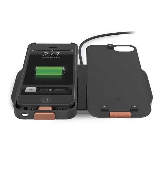 Duracell Powermat PowerSnap Kit Wireless Charging Case and Backup Battery for