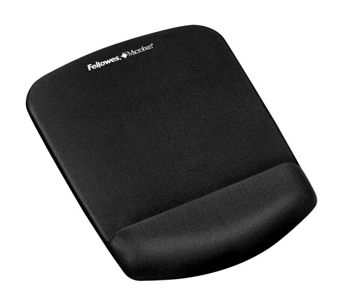 Fellowes PlushTouch Mouse Pad/Wrist Rest with FoamFusion