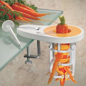 upright carrot peeler