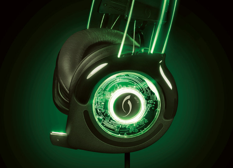Afterglow Universal Wired Headset Green Xbox 360 Video