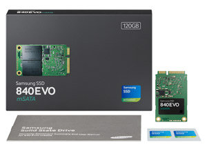 Samsung 840 EVO Series 120 GB mSATA Internal SSD (Single Unit Version) Product Shot