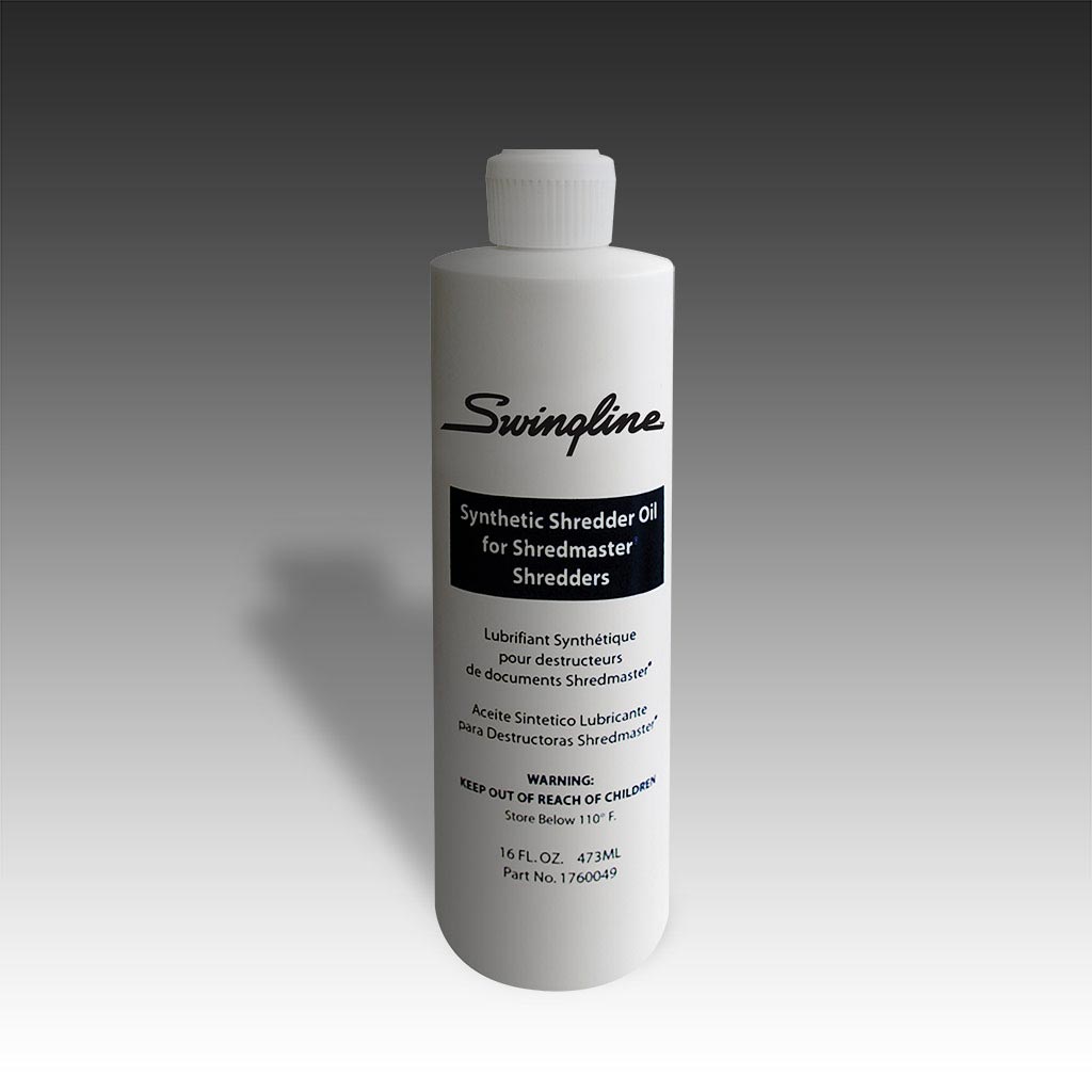 GBC Shredder Oil, 16 oz., 473ml Bottle for use with GBC ShredMaster