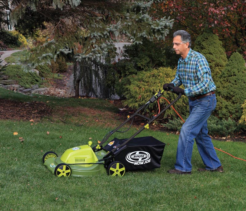 Sun Joe Mow Joe MJ407E 20Inch Bag/Mulch/Side Discharge Electric Lawn Mower Walk