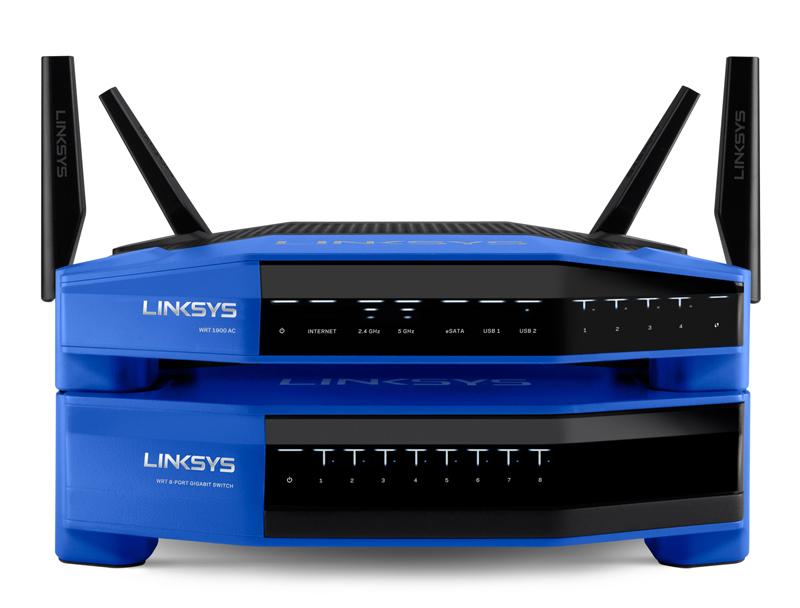 Linksys WRT 8Port Gigabit Switch, Works with Linksys