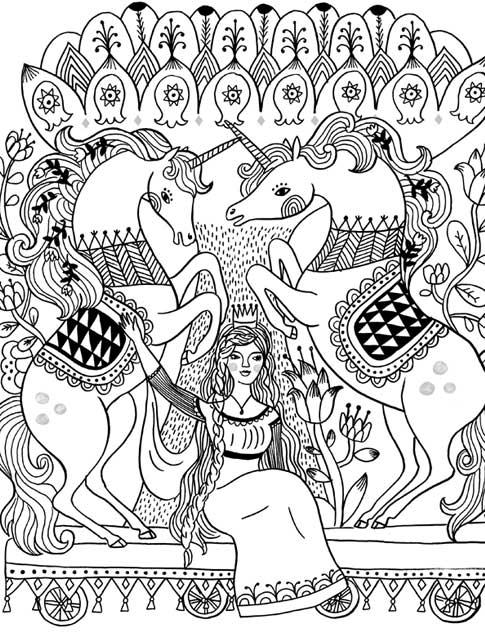Just Add Color: Carnival: 30 Original Illustrations To Color, Customize