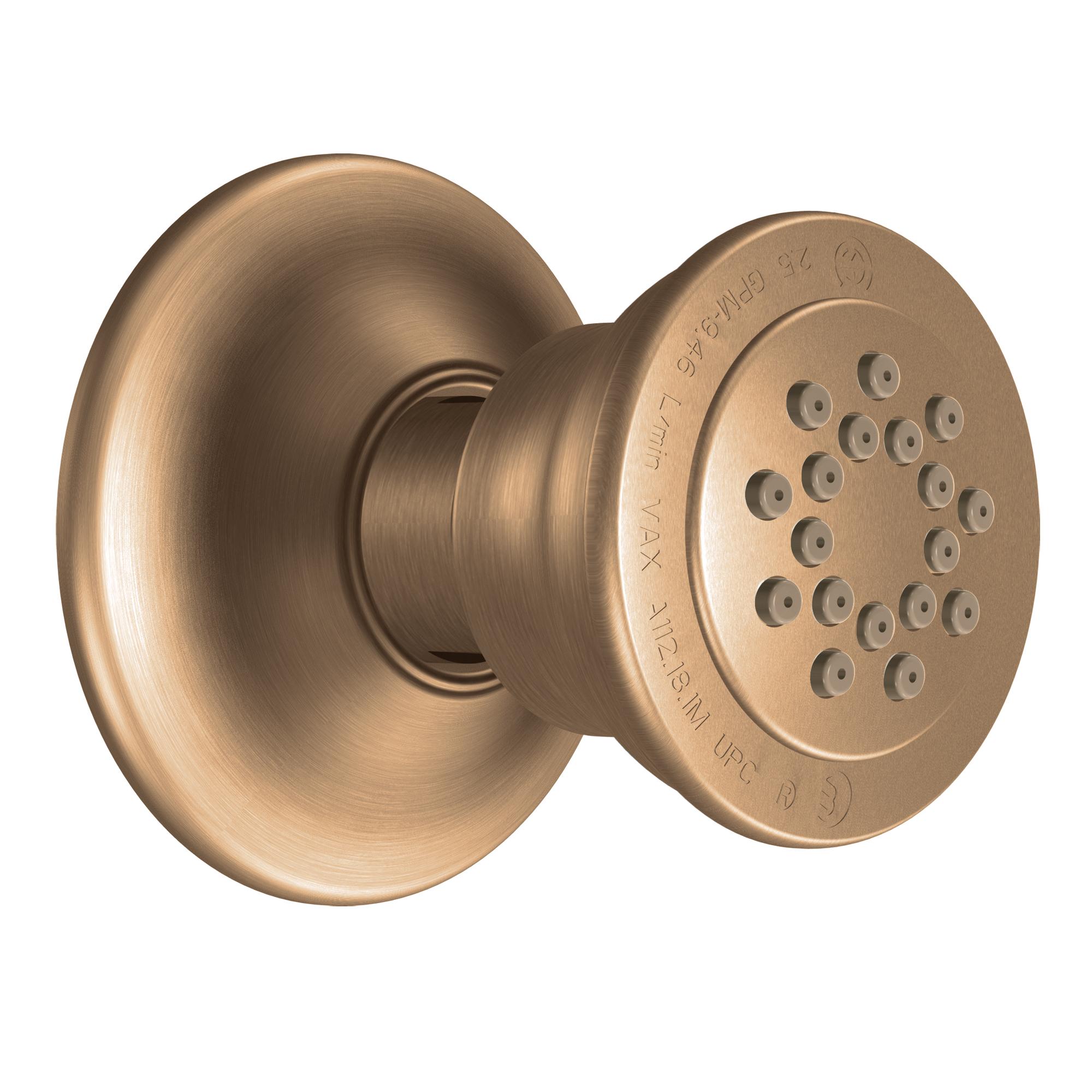 Moen A501BB Body Spray for MPACT System, Brushed Bronze Shower Body