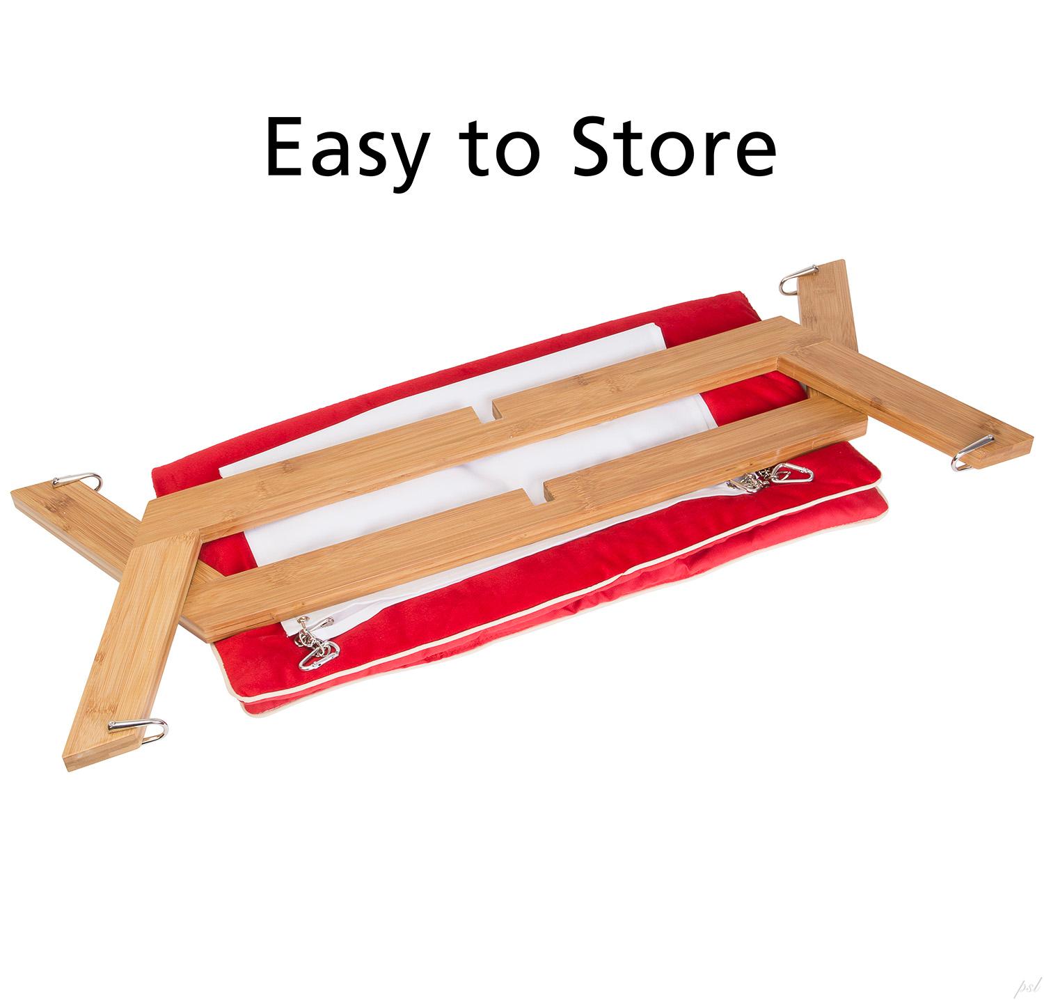 Jumbl Deluxe Large Bamboo Cat Dog Hammock/Pet Lounge/Bed