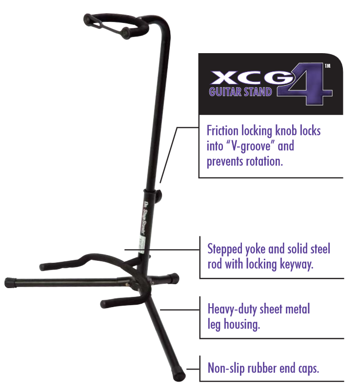 guitar stand assemble to xcg4 how Tripod XCG4 On Amazon.com: Black Guitar Stand Stage