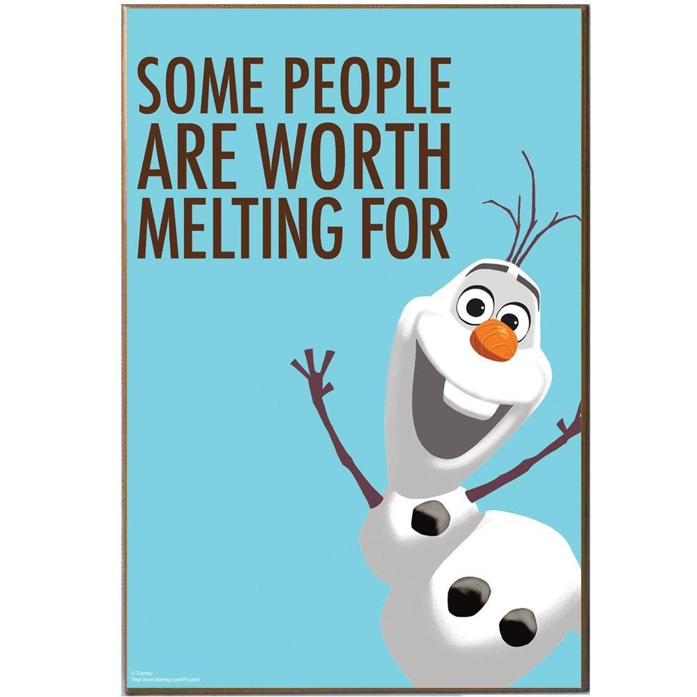 Amazoncom Silver Buffalo Dq2136 Disney Frozen Olaf Quote Wood Amazoncom Silver Buffalo Dq2136 Disney Frozen Olaf Quote Wood