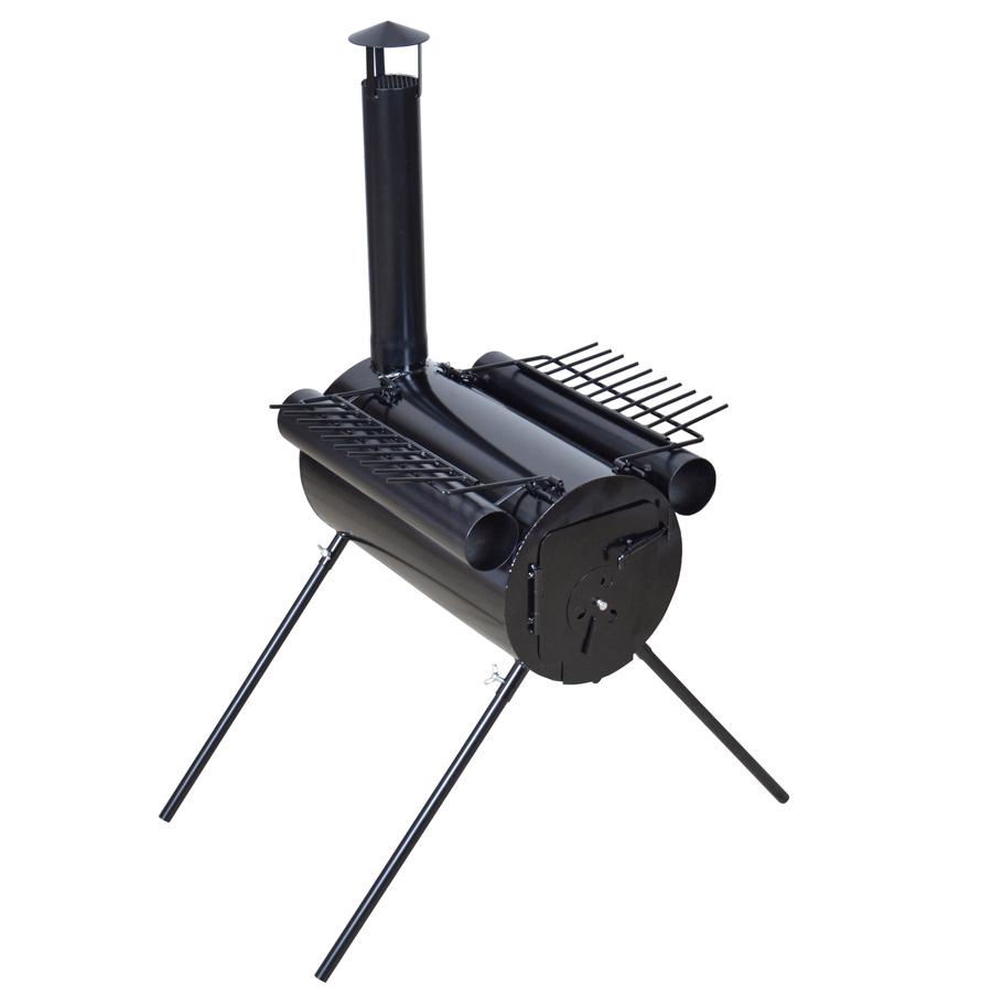 TMS Portable Military Camping Wood Stove Tent Heater Cot