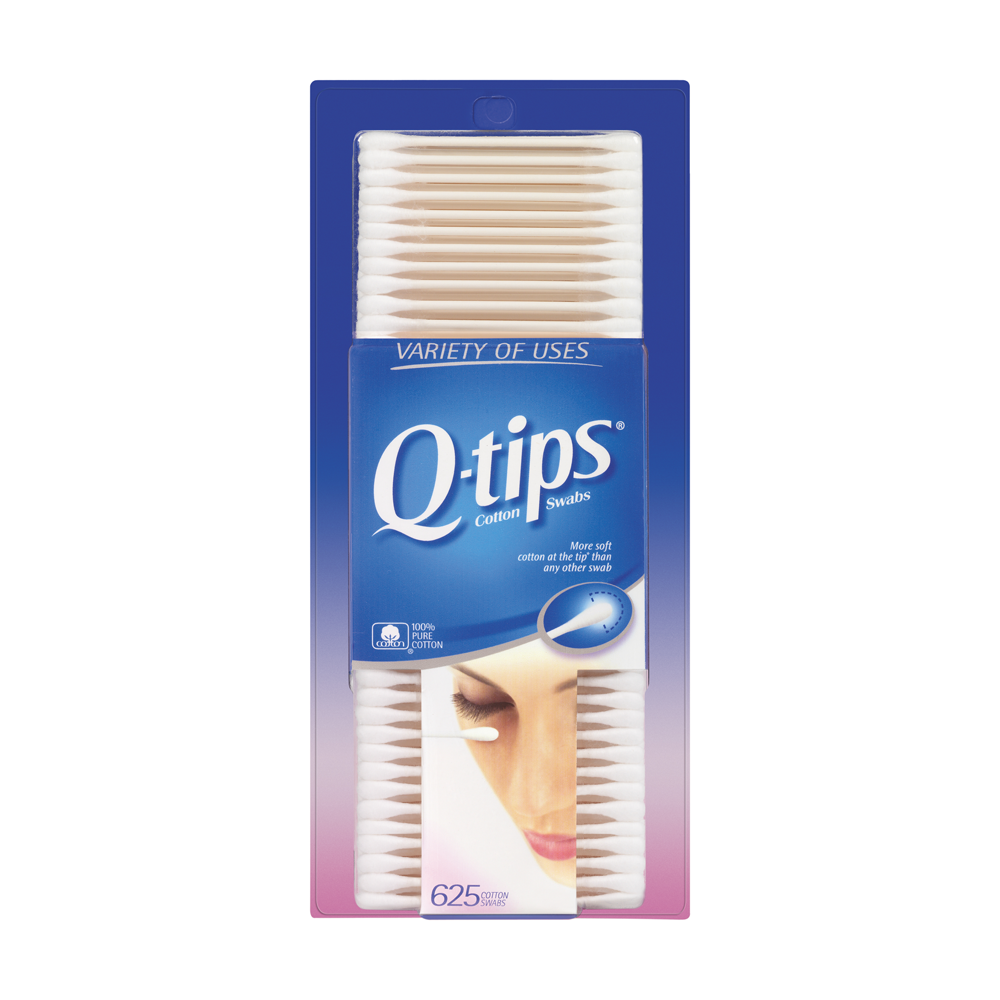 Qtips Cotton Swabs, 625 ct Beauty