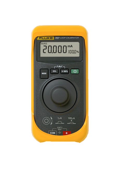 Fluke 707 Loop Calibrator with Quick Click Knob, 28V Voltage, 24mA ...