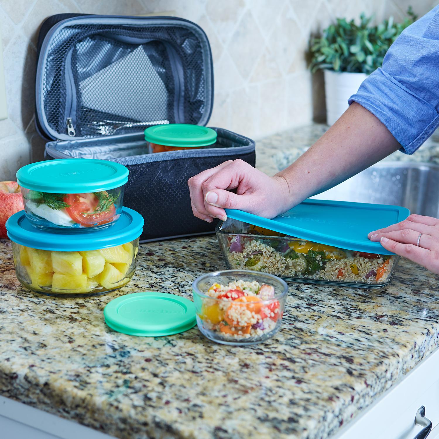 Anchor Hocking Classic Glass Food Storage Containers with