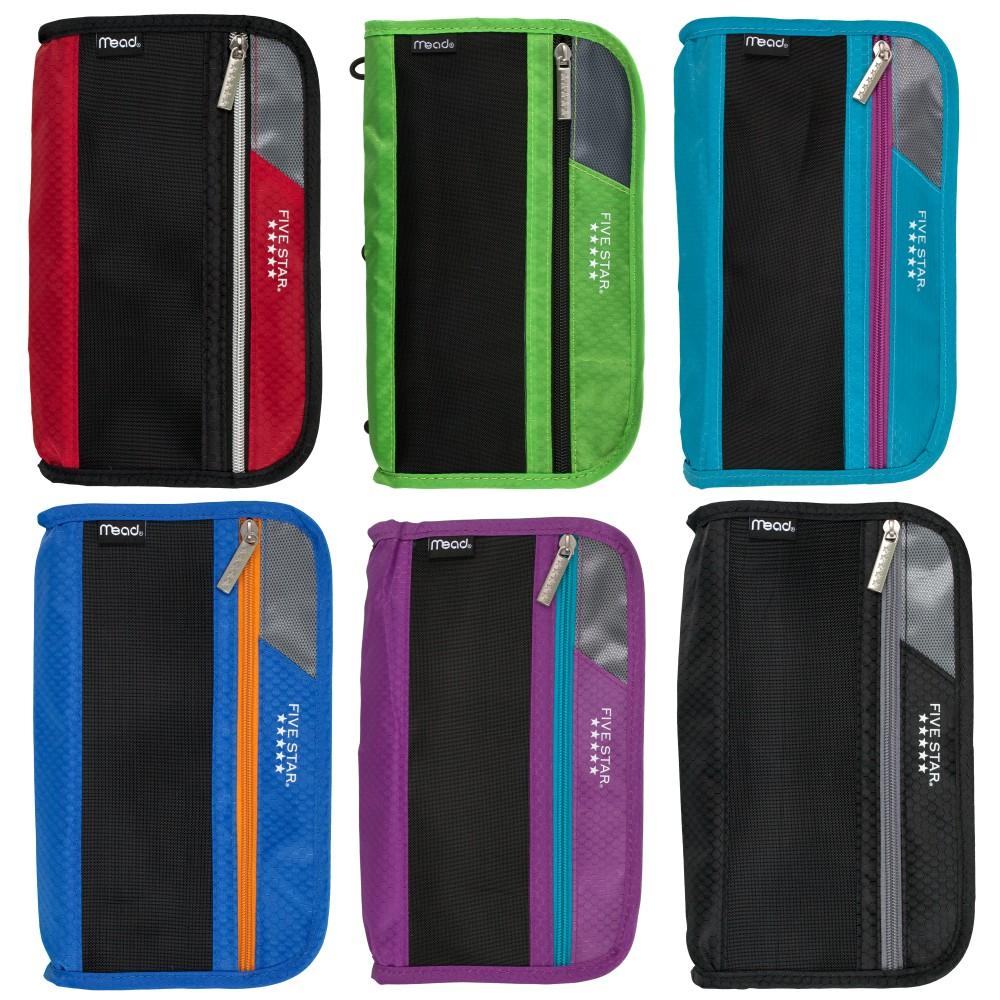 Five Star Xpanz Pencil Pouch / Case, 10 in. x 6.36 in