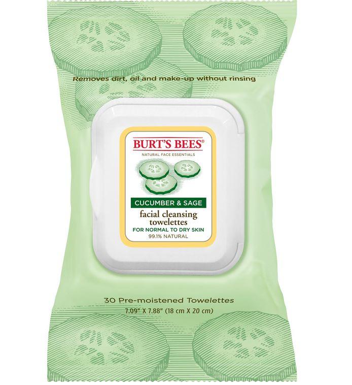 Burt's Bees Sensitive Facial Cleansing Towelettes with