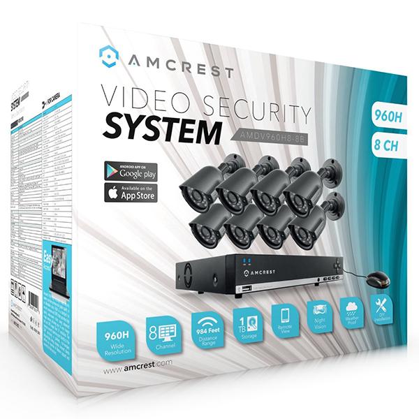 Amazon.com: Amcrest 960H 8CH 1TB Security System - Eight