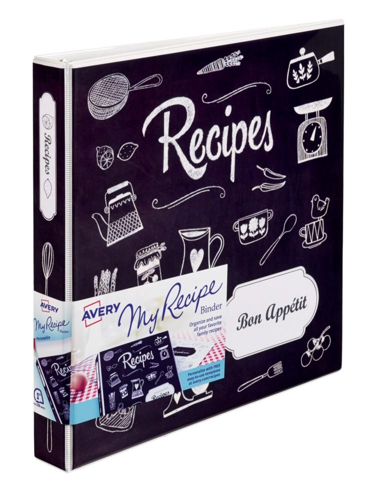 Avery My Recipe Binder Starter Kit, 1 Set of 8 Tab