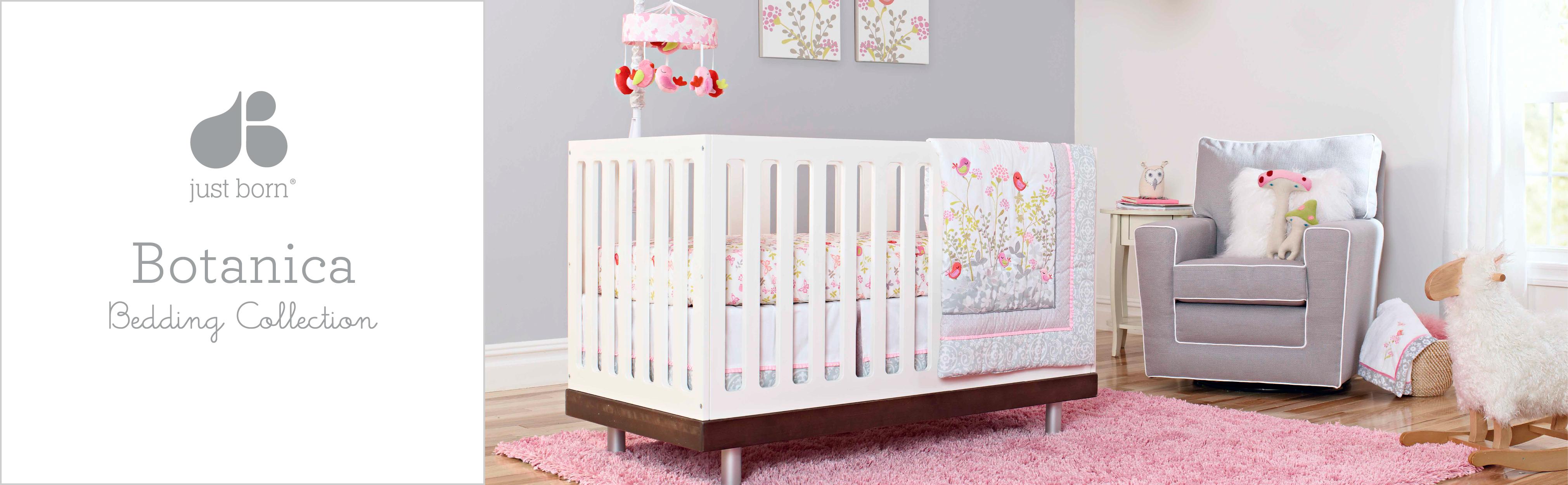 Just Born Safe Sleep Botanica Valance Buybuy Baby