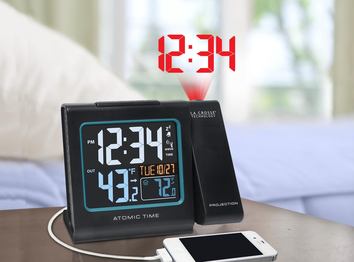 La Crosse Technology 616146 Color Projection Alarm Clock