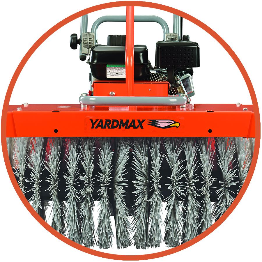 YARDMAX YP7065 Power Sweeper, 28" Clearing Path, Briggs and Stratton