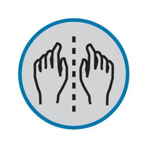 Two-Button, Ambidextrous Design