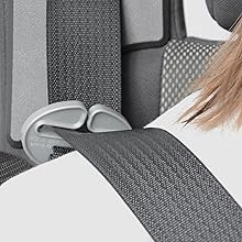 Amazon.com : Evenflo AMP Performance DLX No Back Car Seat, Charcoal