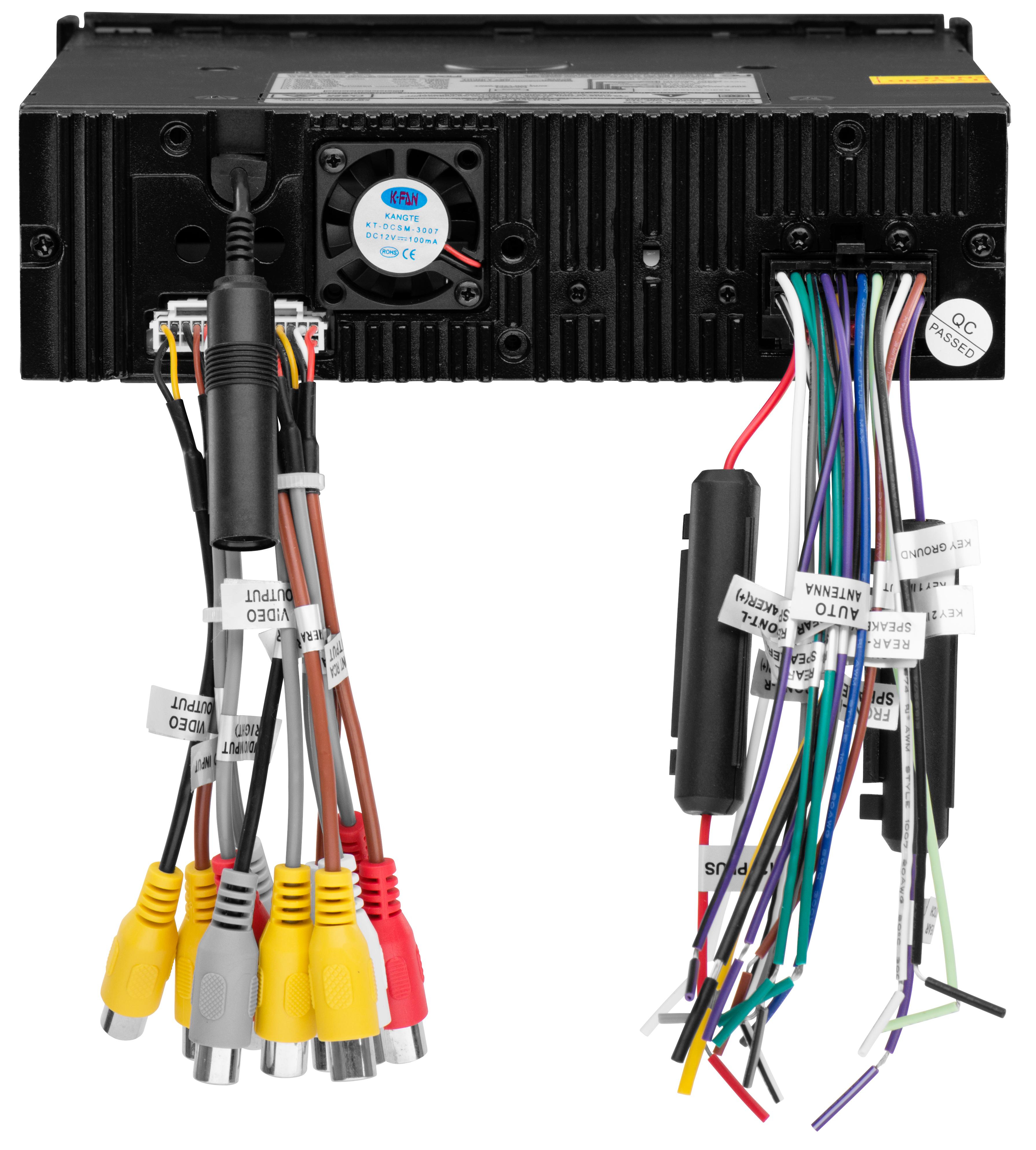 Amazon.com: Planet Audio P9738 In-Dash Single-Din 7-inch ... planet audio wiring harness 