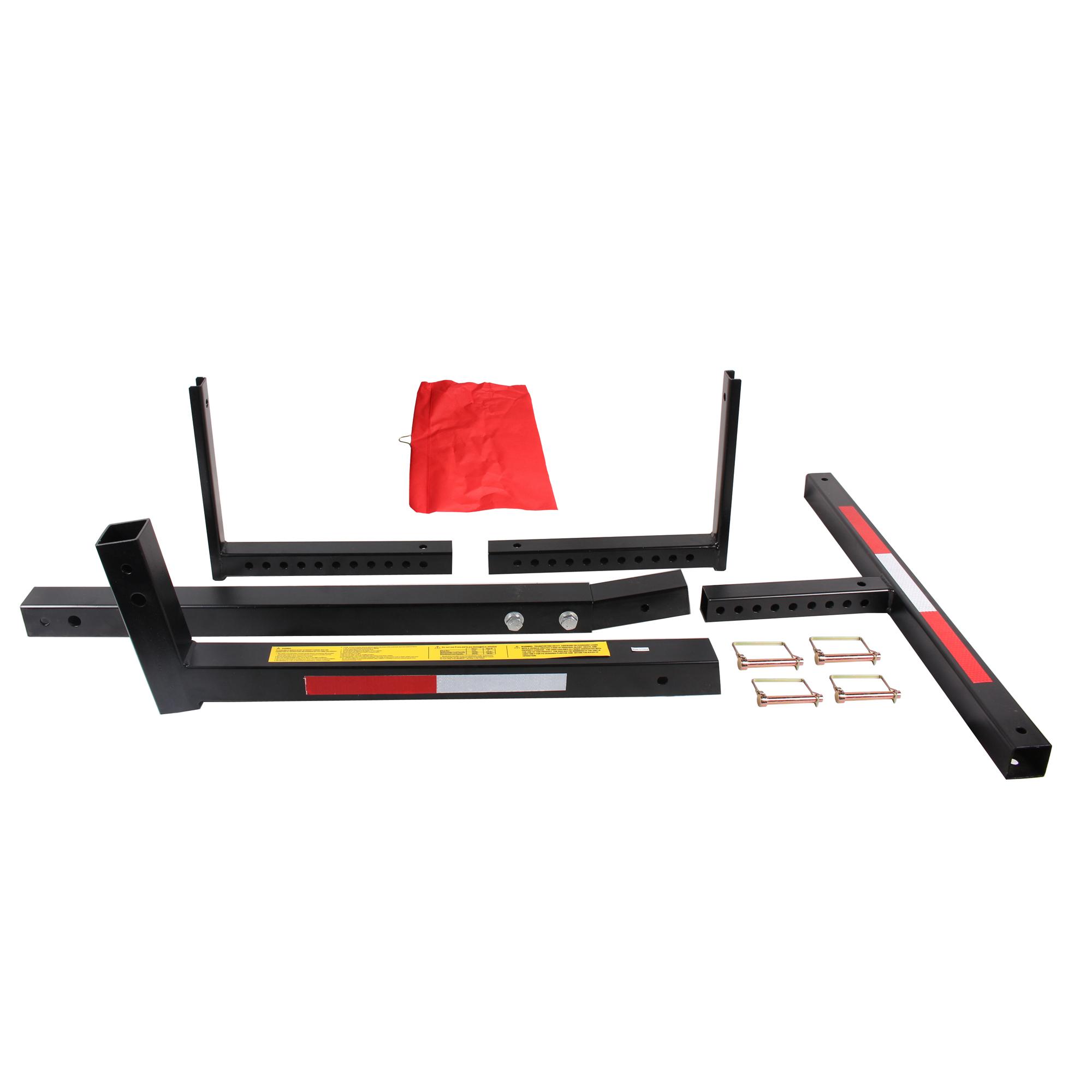 HITCH MOUNTED BED EXTENDER Heavy Duty Pickup Truck Bed Rack New Free