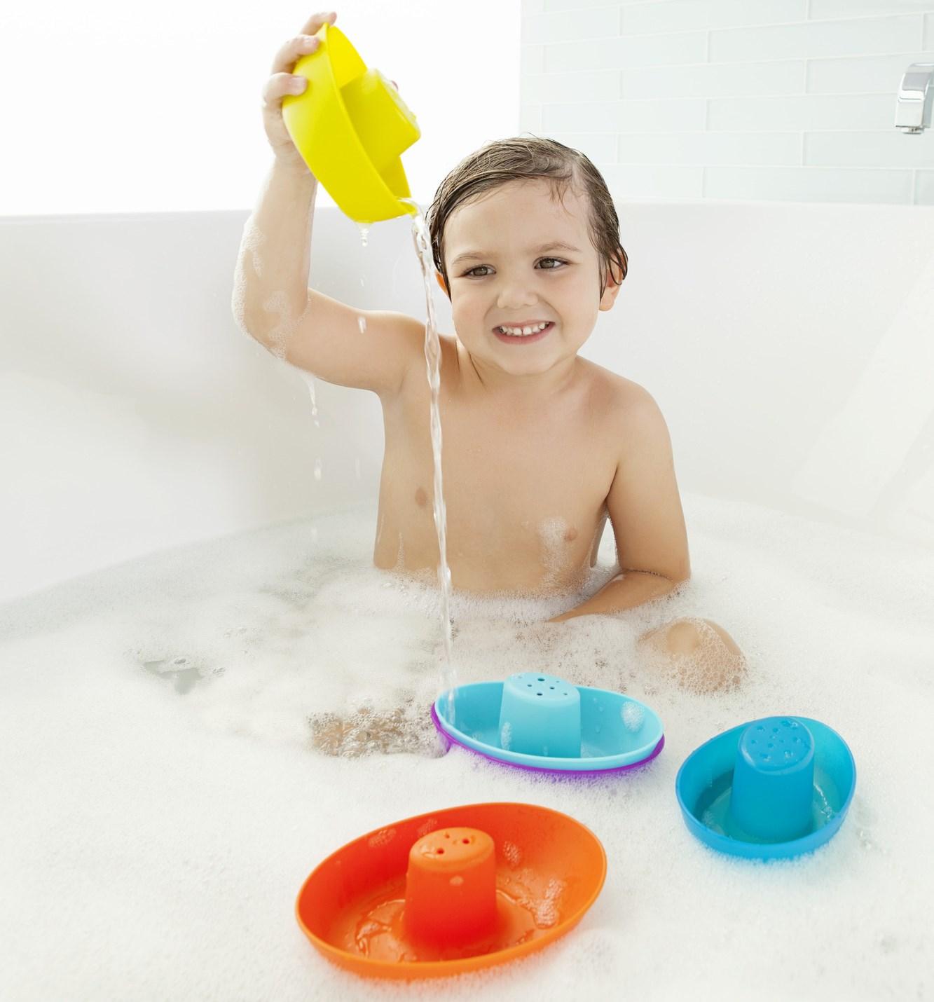 Boon Fleet Stacking Boats Bathing Toy Bathtub Toys Baby