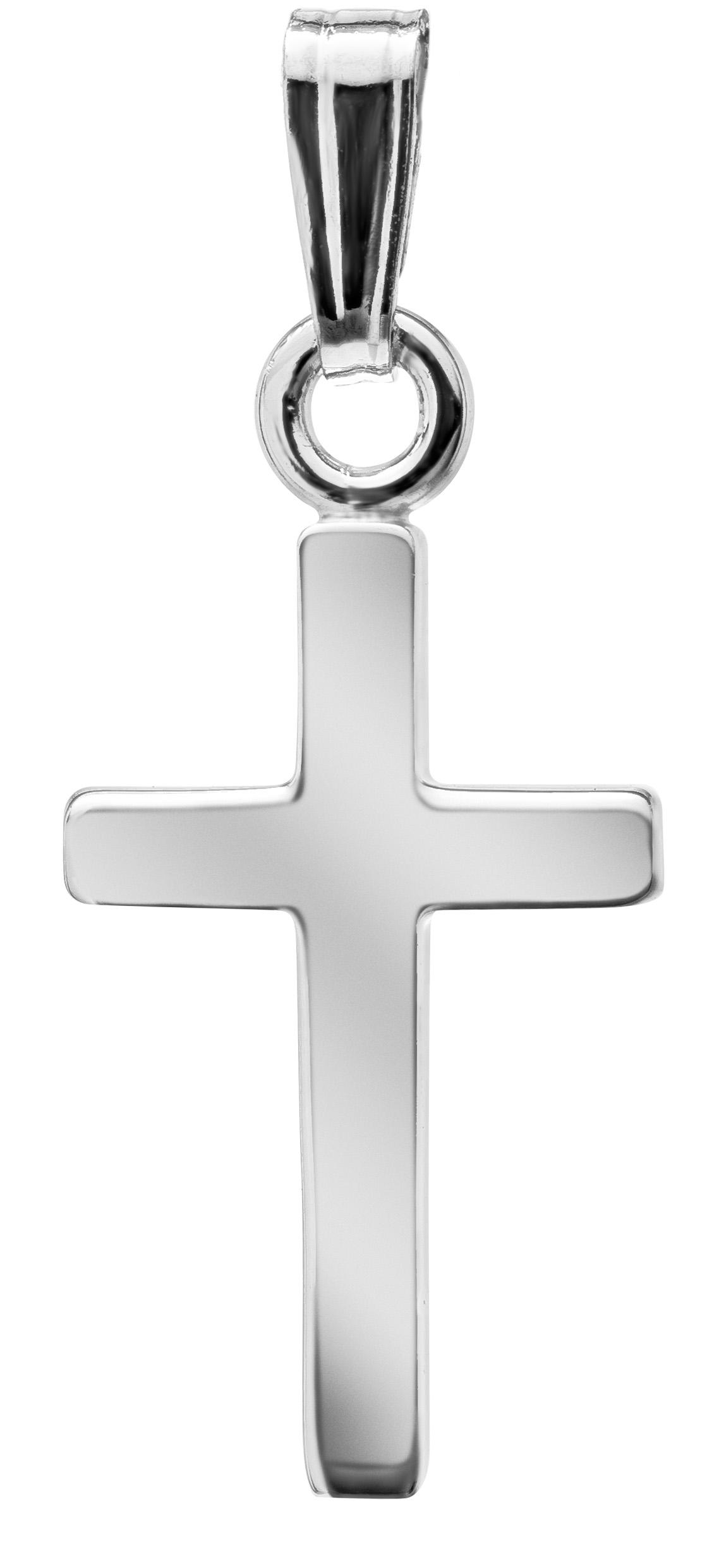 Sterling Silver Children's Petite Cross Pendant, 13